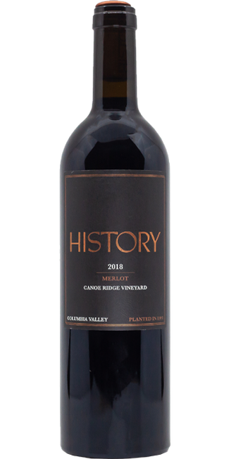 2018 History Canoe Ridge Vineyard Merlot