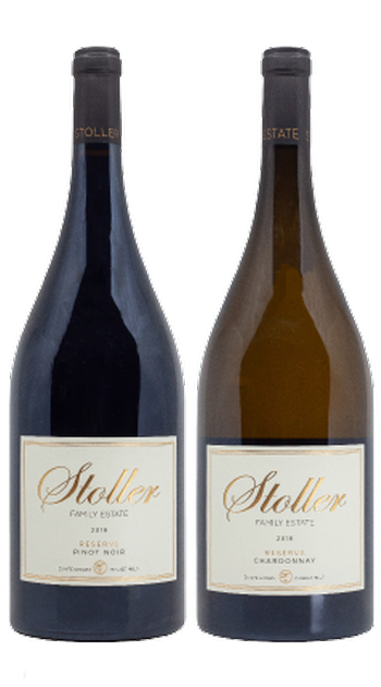 2018 Stoller Reserve Chardonnay and Pinot Noir 1.5L